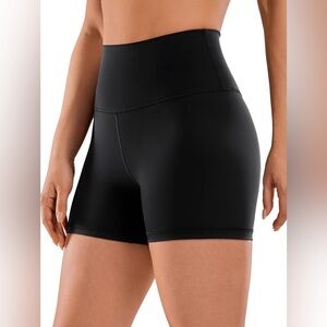 CRZ YOGA High-Rise Yoga Shorts | Black | Size S (4–6) | NWT